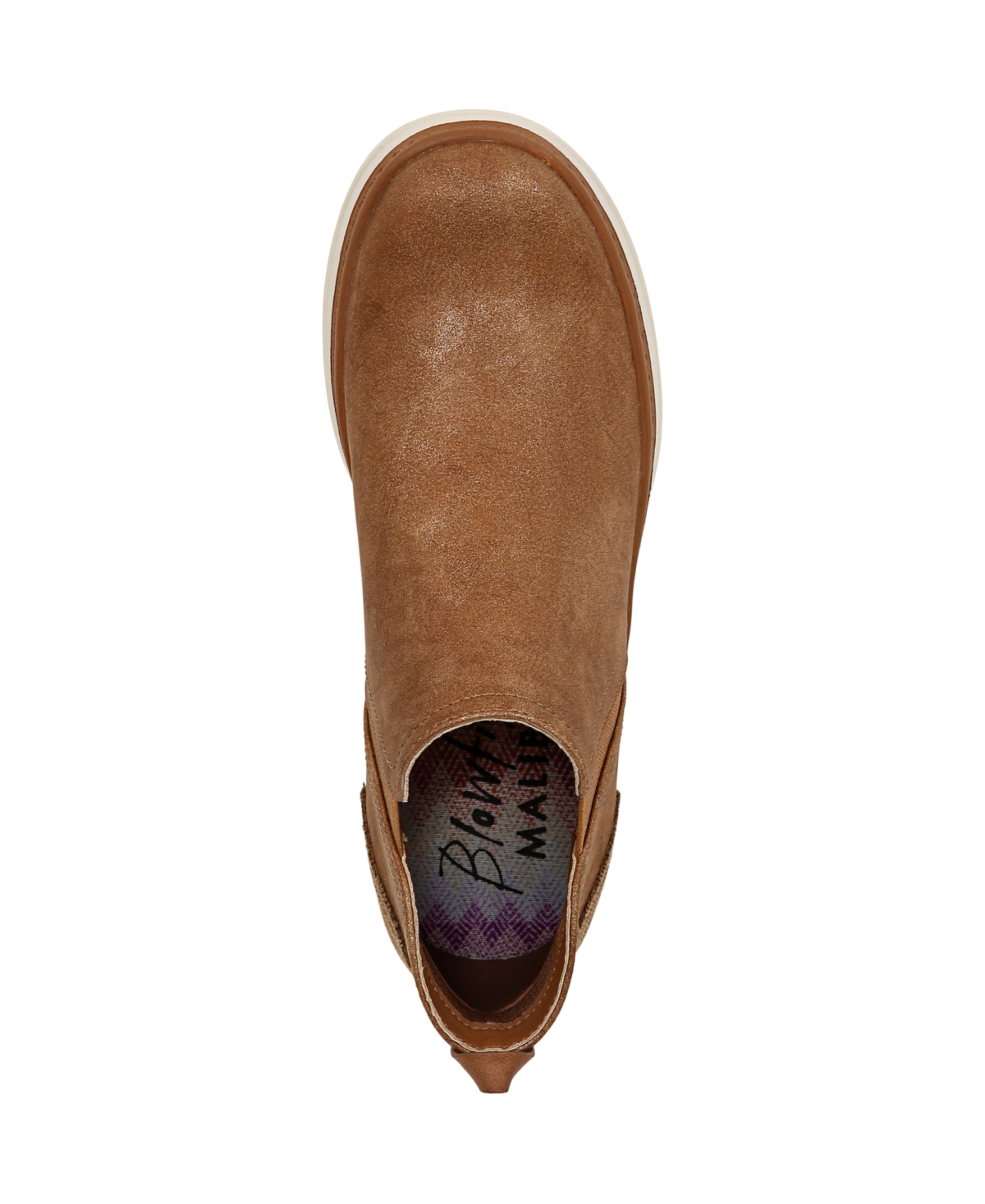 Blowfish Malibu Women's Charming Wedge High Top Sneakers - Whiskey Faux Leather-Polyurethane