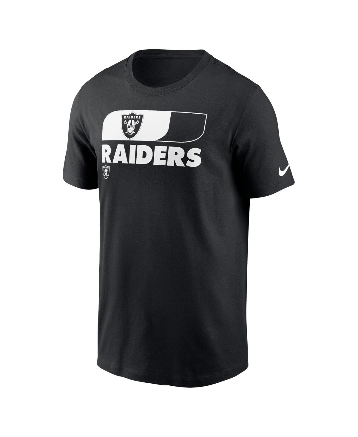 Nike Men's Black Las Vegas Raiders Air Essential T-shirt In Black