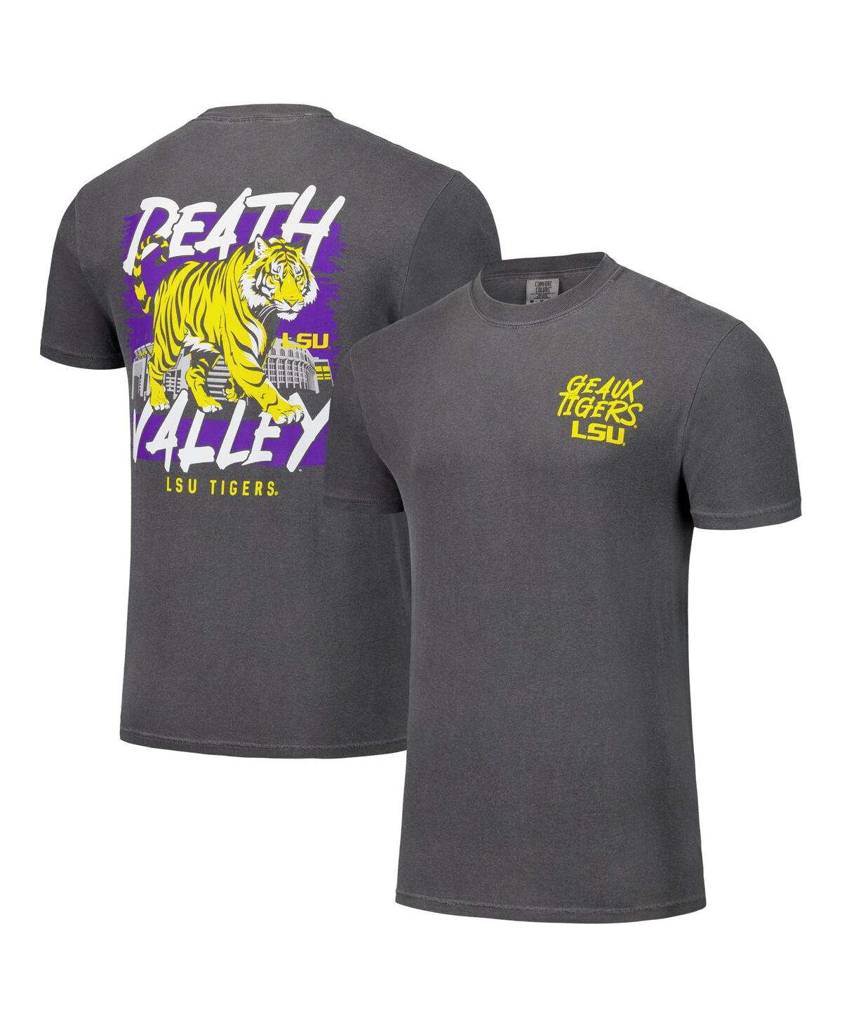 Image One Men's And Women's Black Lsu Tigers Hyper Local Large Mascot Stadium T-shirt In Black