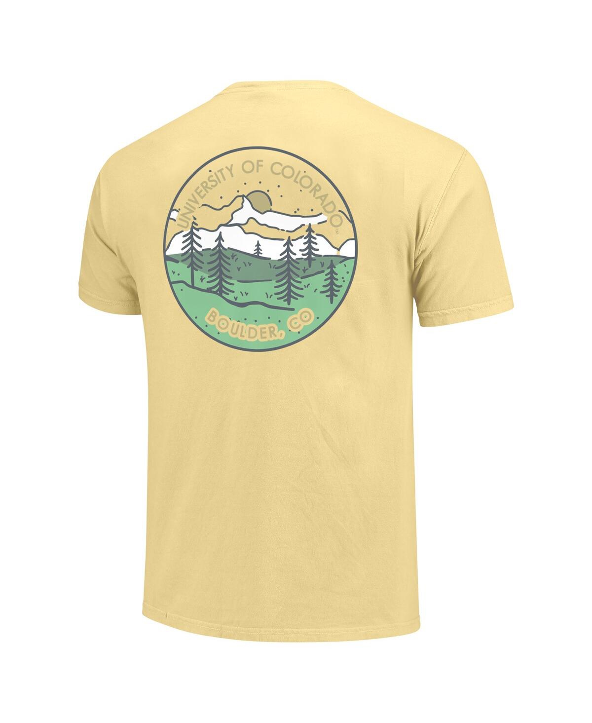 Image One Unisex Gold Colorado Buffaloes Scenic Comfort Colors T-shirt In Yellow