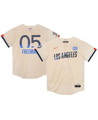Nike Preschool Freddie Freeman Cream Los Angeles Dodgers 2024 City