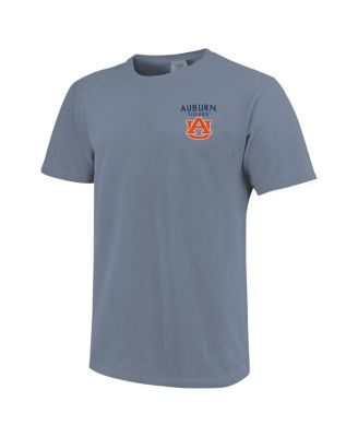 Men's and Women's Light Blue Auburn Tigers Scenic Comfort Colors T-Shirt
