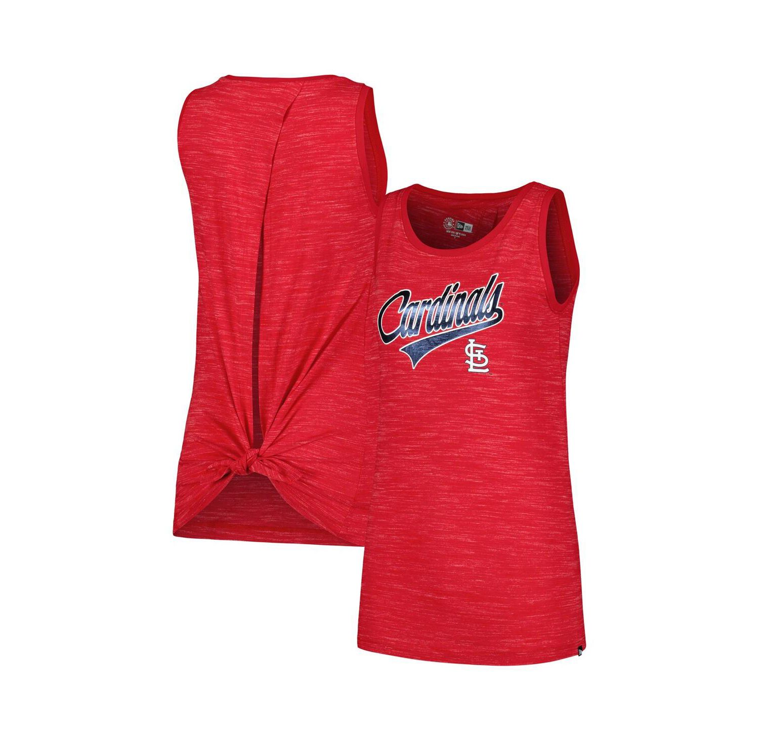 Women's Red St. Louis Cardinals Space-Dye Active Tank Top