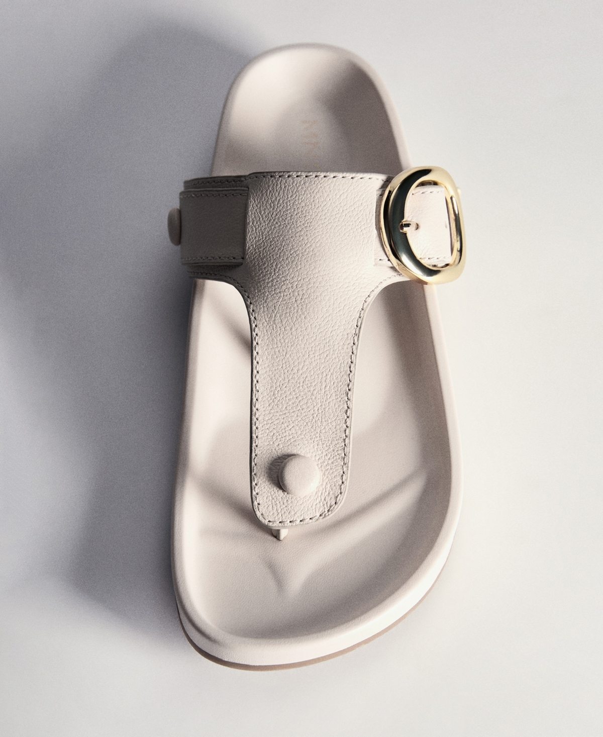Mango Women's Buckle Leather Sandals