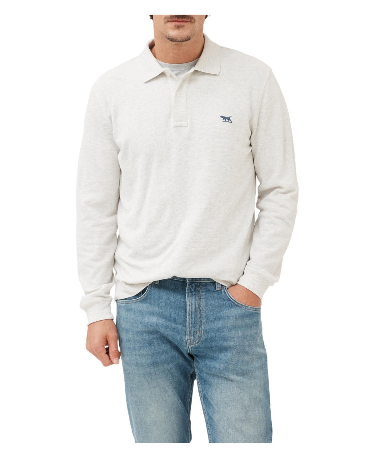 Rodd & Gunn Gunn Piqué Polo In Gray
