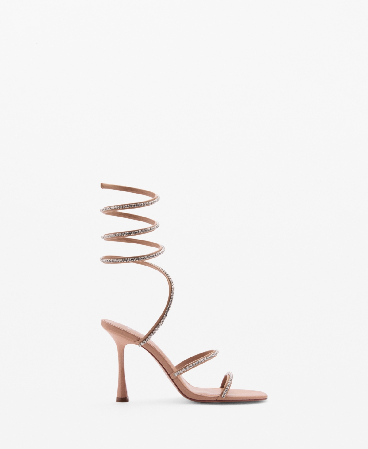 Mango Women's Glitter Straps Sandals