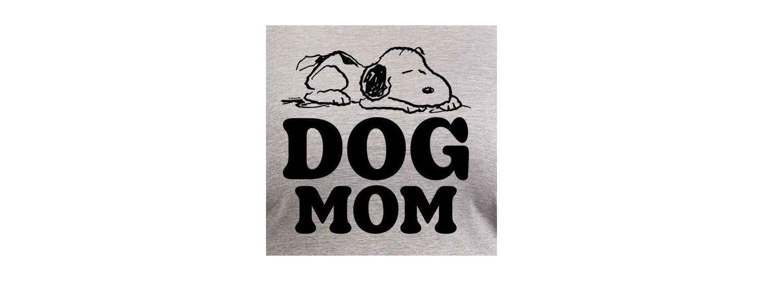 Trendy Peanuts Dog Mom Plus Size Graphic Tank