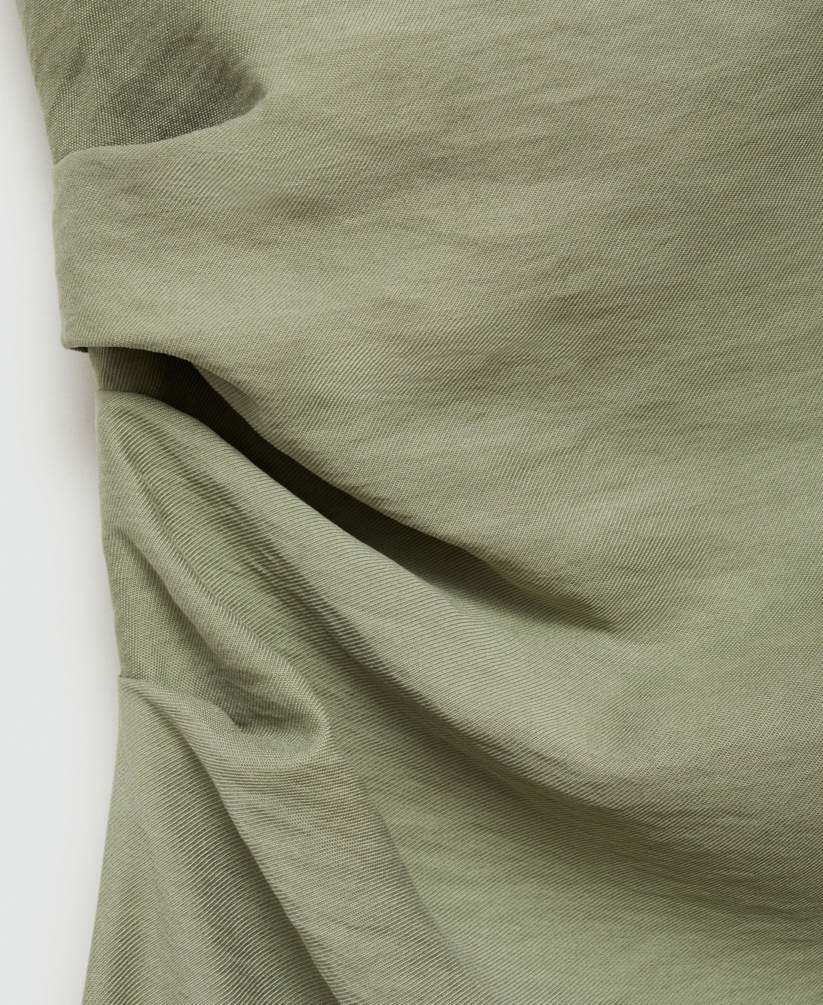 Mango Women's Asymmetrical Pleated Dress
