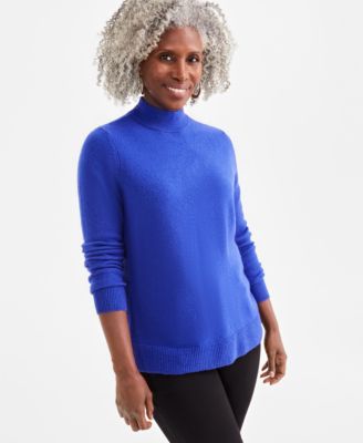 Macys womens mock turtleneck best sale