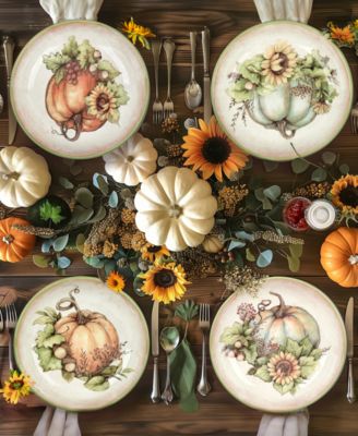 Autumn Breeze Soup Bowls, Set of 4