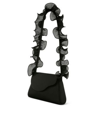 Woman's Sophia Ruffle Me Pouch Clutch