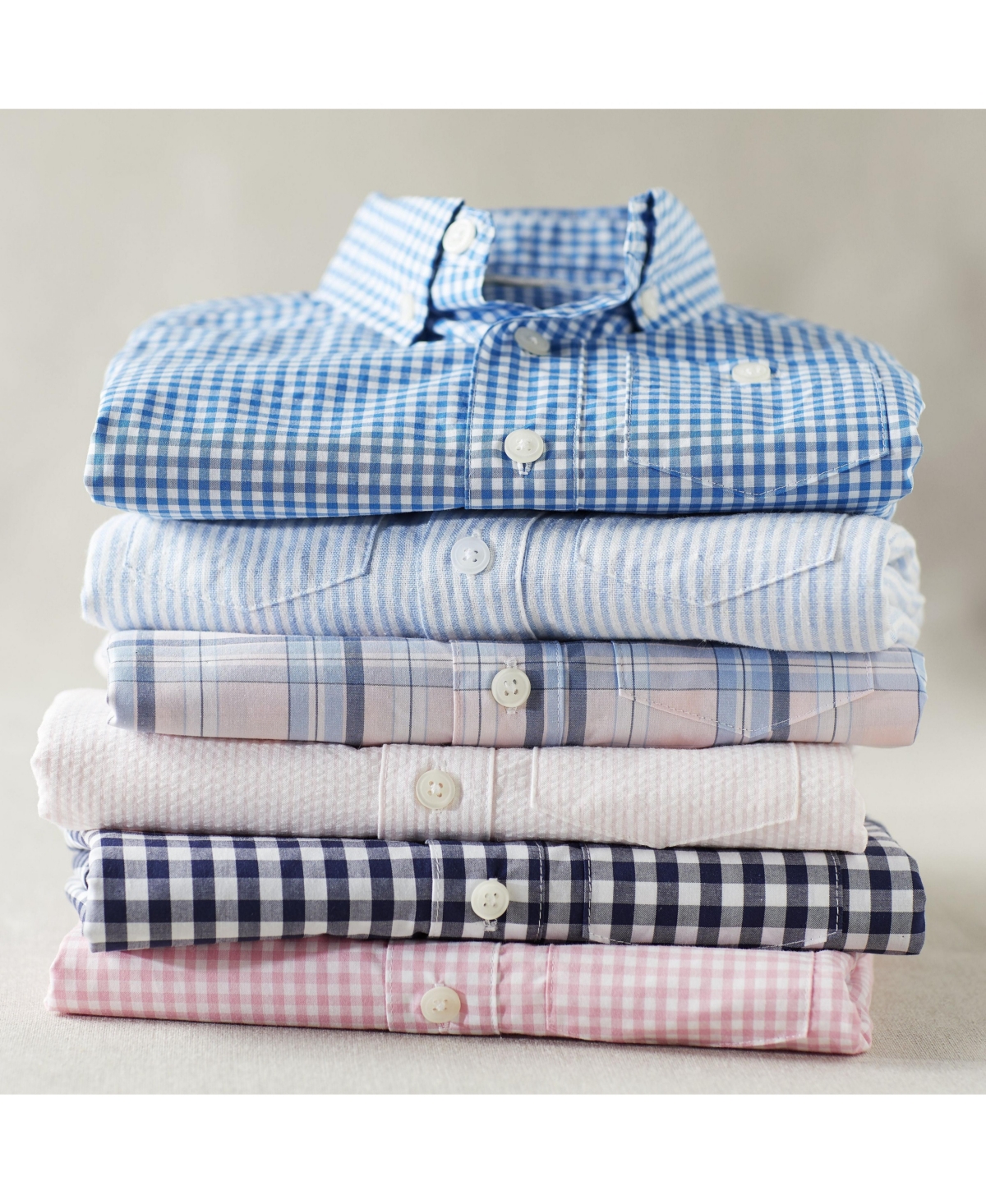 Hope & Henry Baby Boys Organic Poplin Button Down Shirt