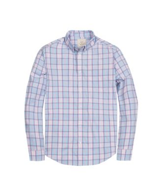 Men's Organic Long Sleeve Stretch Poplin Button Down Shirt