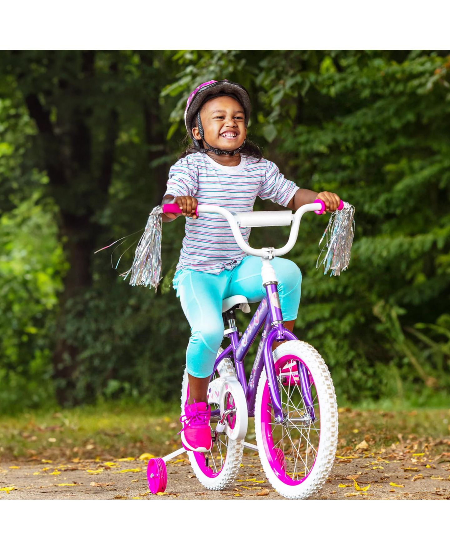 Детская игрушка SUGIFT Kids Bike for Girls, Removable Training Wheels Included, Toddler Bike Bicycle for Kids Ages 4-12 Years Old, цвет: Фиолетовый — фото 6