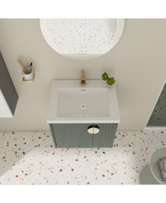 Streamdale 24" Wall-Mounted Vanity with Soft-Close Doors
