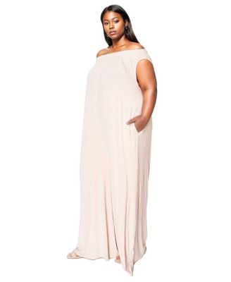 Plus Size Olson Wide Leg Pocket Jumpsuit