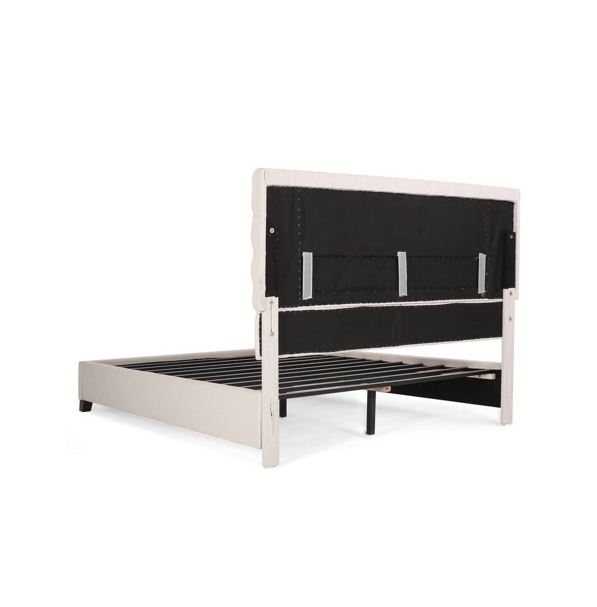 Simplie Fun Scout Upholstered Queen Platform Bed