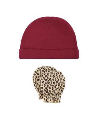 Cotton Beanie & Anti-Scratch Mitts Bundle