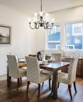 Bronson 30" Metal 9 Light Chandelier