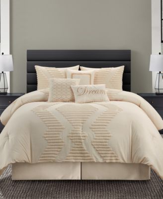 Galatea Tufted Embroidery 7-Pc. Comforter Set, King