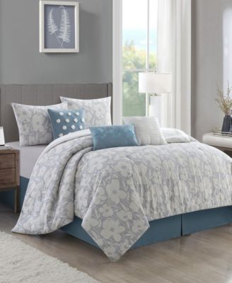 Belavia Floral 7-Pc. Comforter Set, Queen