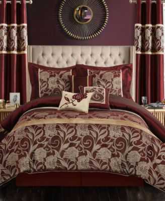 Mollybee Floral 9-Pc. Comforter Set, King