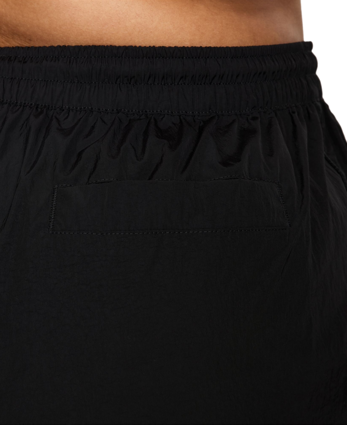 Nike Women's Windrunner High-waisted Woven Open-hem Pants (plus Size) In Black,white
