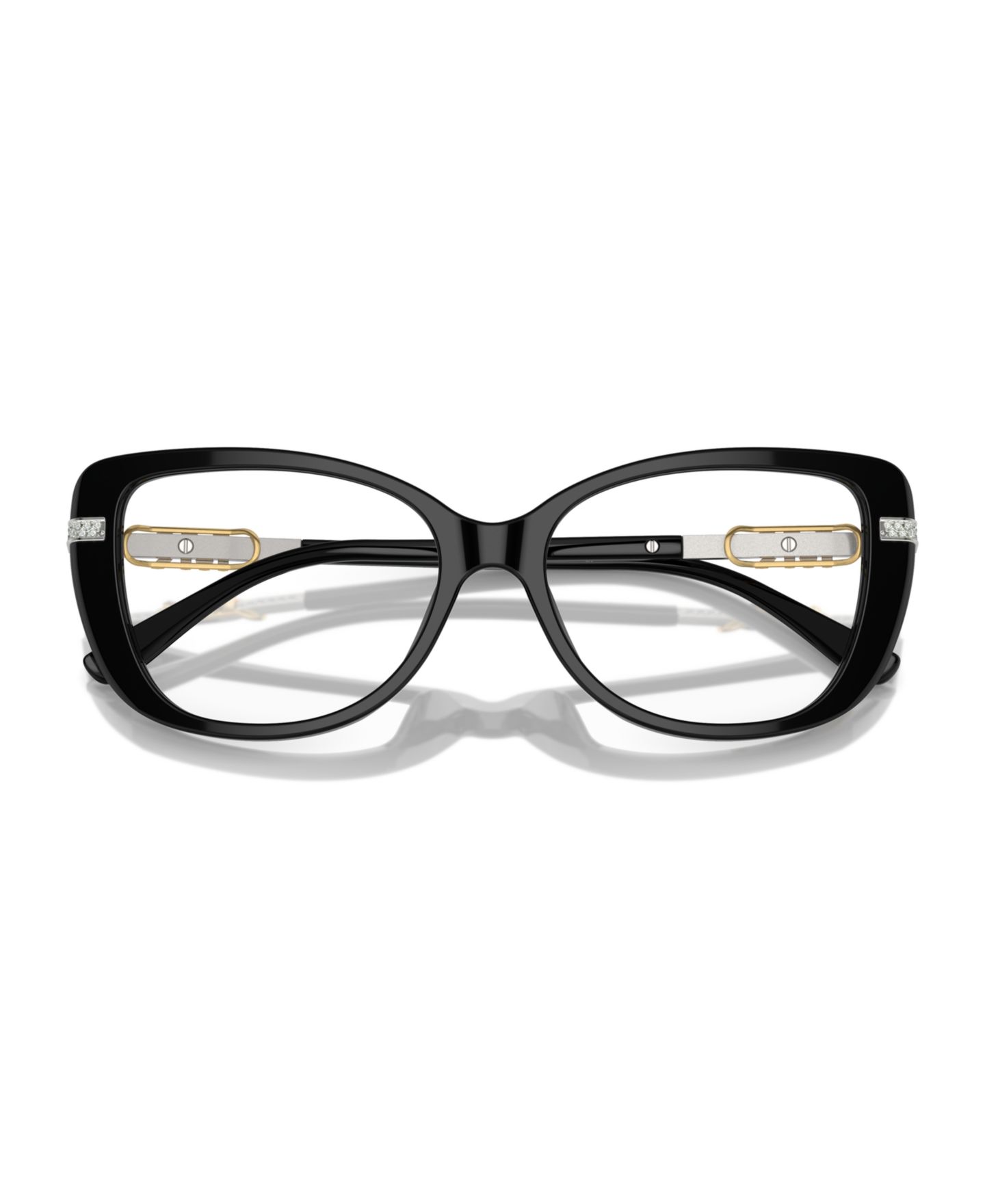 Женские очки Michael Kors Woman Cat Eye Plastic MK4125BU Formentera Eyeglasses, цвет: Чёрный — фото 5