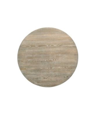  Modern Farmhouse Round Dining Table, 45.7", Rustic Grayish Brown