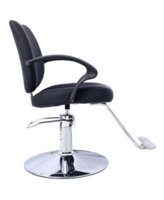 Streamdale Heavy-Duty Salon Chair with Hydraulic Pump and Barber Cape