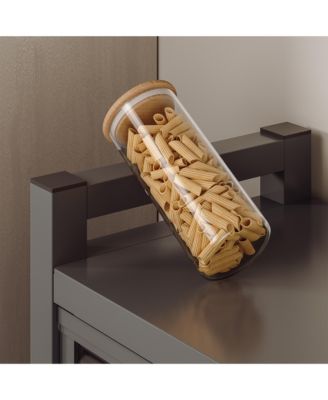 Kitchen Storage Cabinet Bakers Rack, Microwave Shelf, Organizer