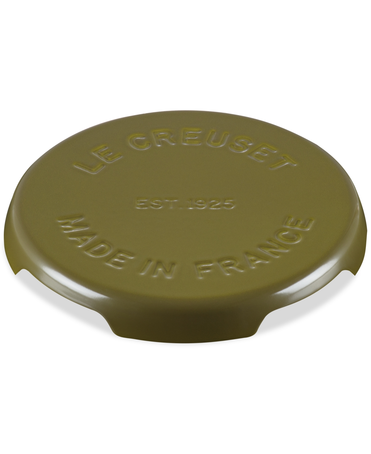 Le Creuset Enameled Cast Iron Signature Round 8.8" Trivet In Olive
