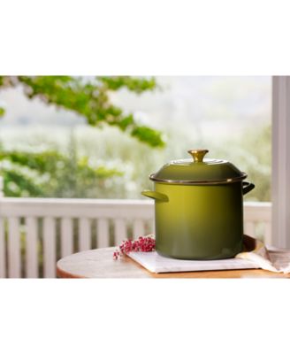 10 Quart Enamel on Steel Stock Pot with Lid