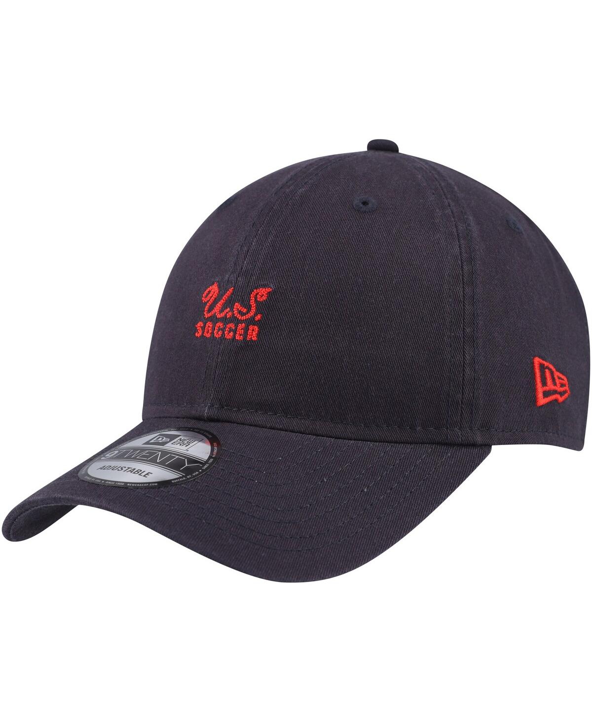 New Era Women's Navy Usmnt Throwback 9twenty Adjustable Hat In Navy
