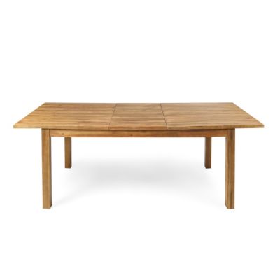 Streamdale Rustic Acacia Expandable Dining Table