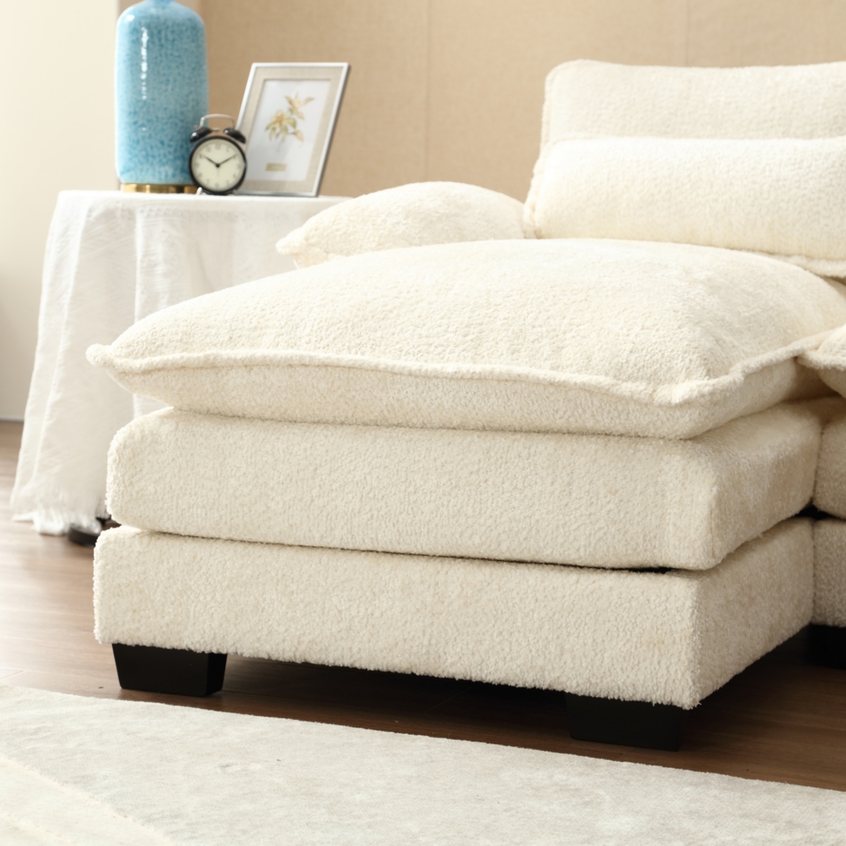 Streamdale Furniture Spacious U-Shape Sectional Sofa with Durable Chenille Fabric