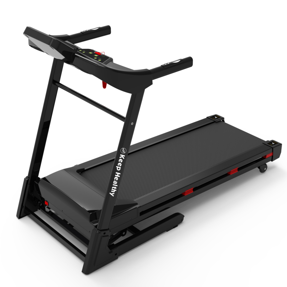 Streamdale Furniture 3.5HP Foldable Treadmill with Bluetooth, Shock Absorption, and App