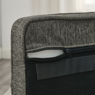 Streamdale Elevated Dog Sofa Bed for Medium & Large Dogs, Dark Grey