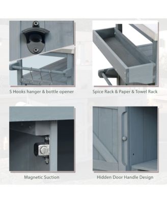 1.2" Stainless Steel Top Outdoor Kitchen Island