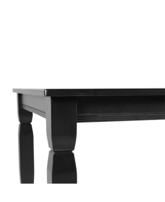 Finnley Wooden Dining Table With Sculpted Legs