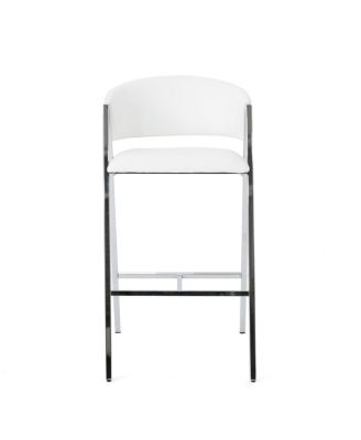 Streamdale Contemporary Counterstools With Nailhead Accents (Set Of 2)