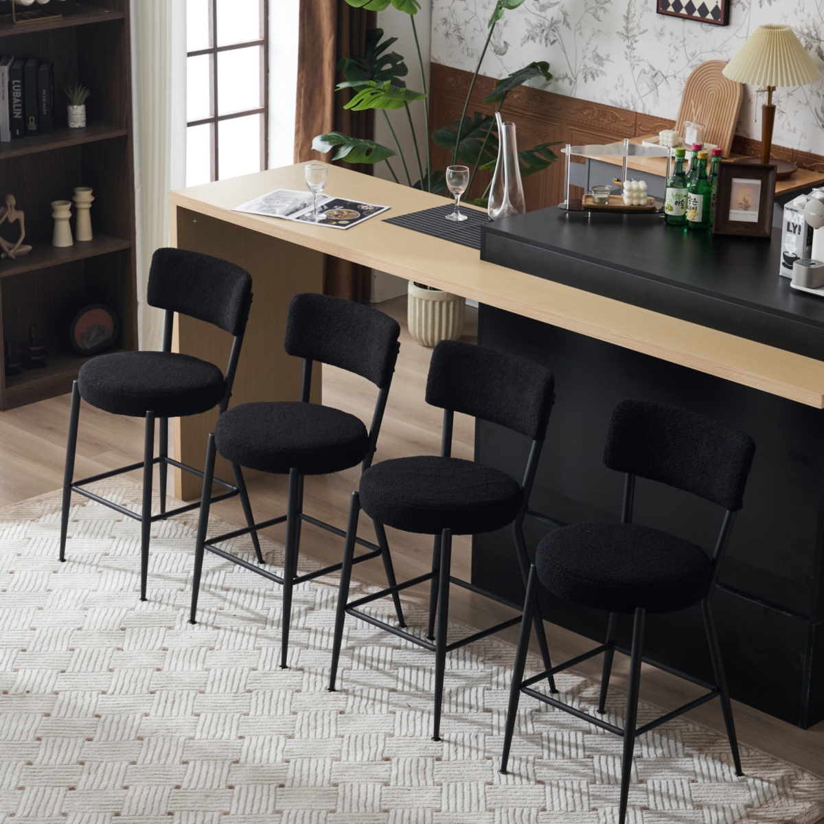 Teddy Fabric Bar Stools: Comfort, Style, and Durability