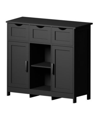 Streamdale 3-Drawer Sideboard with Ample Storage and Adjustable Shelves