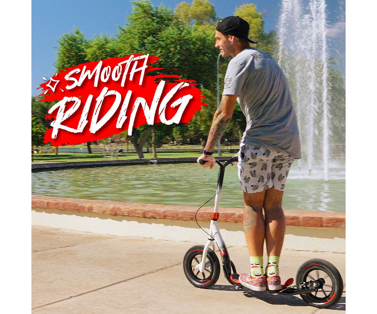 Madd Gear Tundra Commuter Kick Scooter for Teens and Adults, Ages 8+ Max 220lbs, Big 12