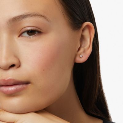 Gold Stud Earrings - Debbie