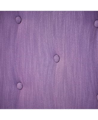 Diamond-Stitched Camelback Headboard With Nailhead Accents