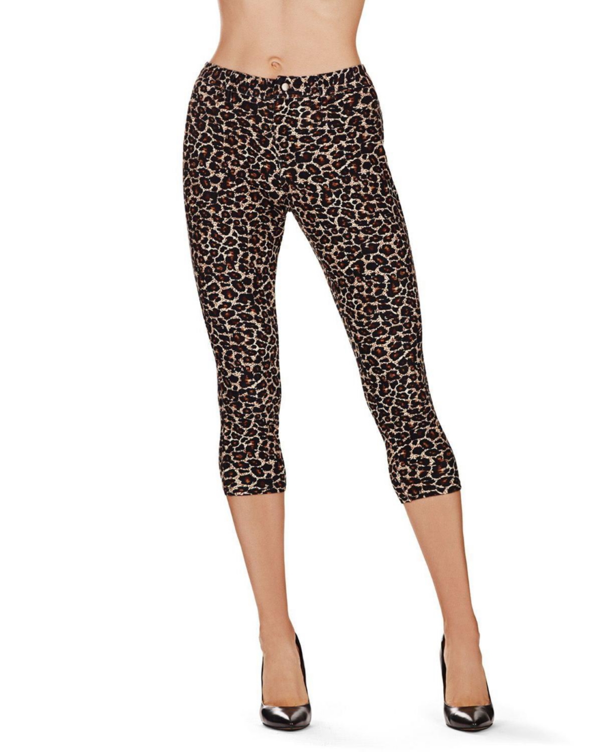 MeMoi Women's Leopardito CapriCotton Blend Leggings - Leopard