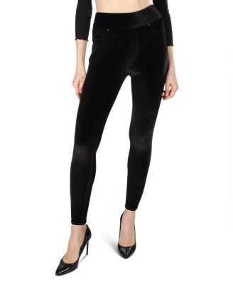 Women's Velvet High-Waist Shaping Leggings