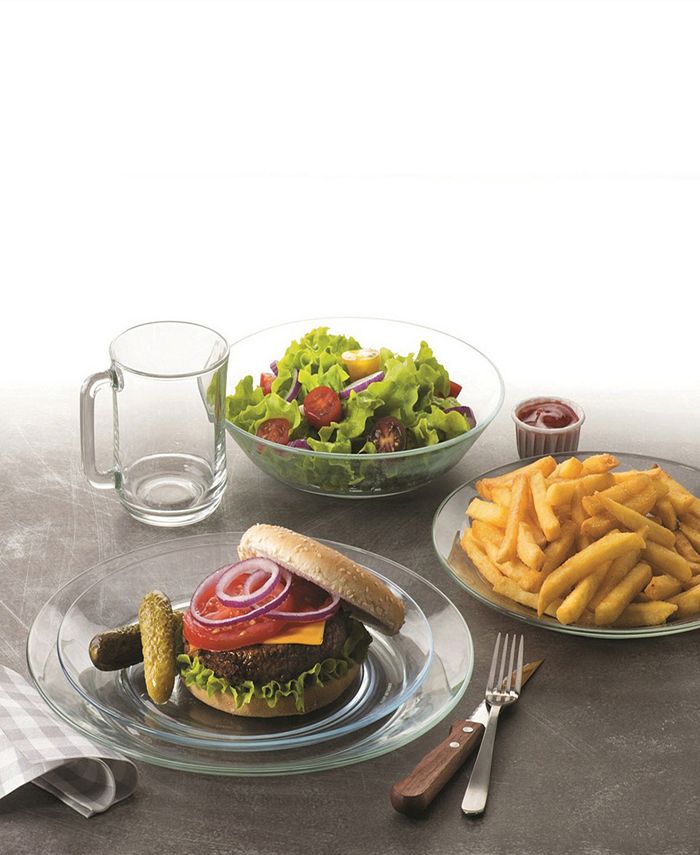 Duralex Lys Soup Plates, Set of 6 - Brown - No Size