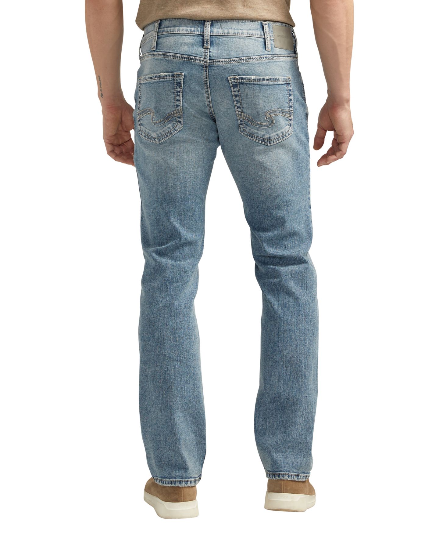 Мужские джинсы Silver Jeans Co. Allan Slim Fit Straight Leg, цвет: Индиго — фото 2